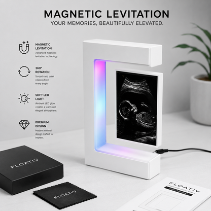 Magnetic levitation photo frame