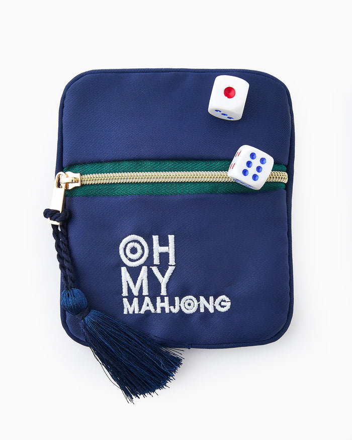 Blue Coin & Dice Bag