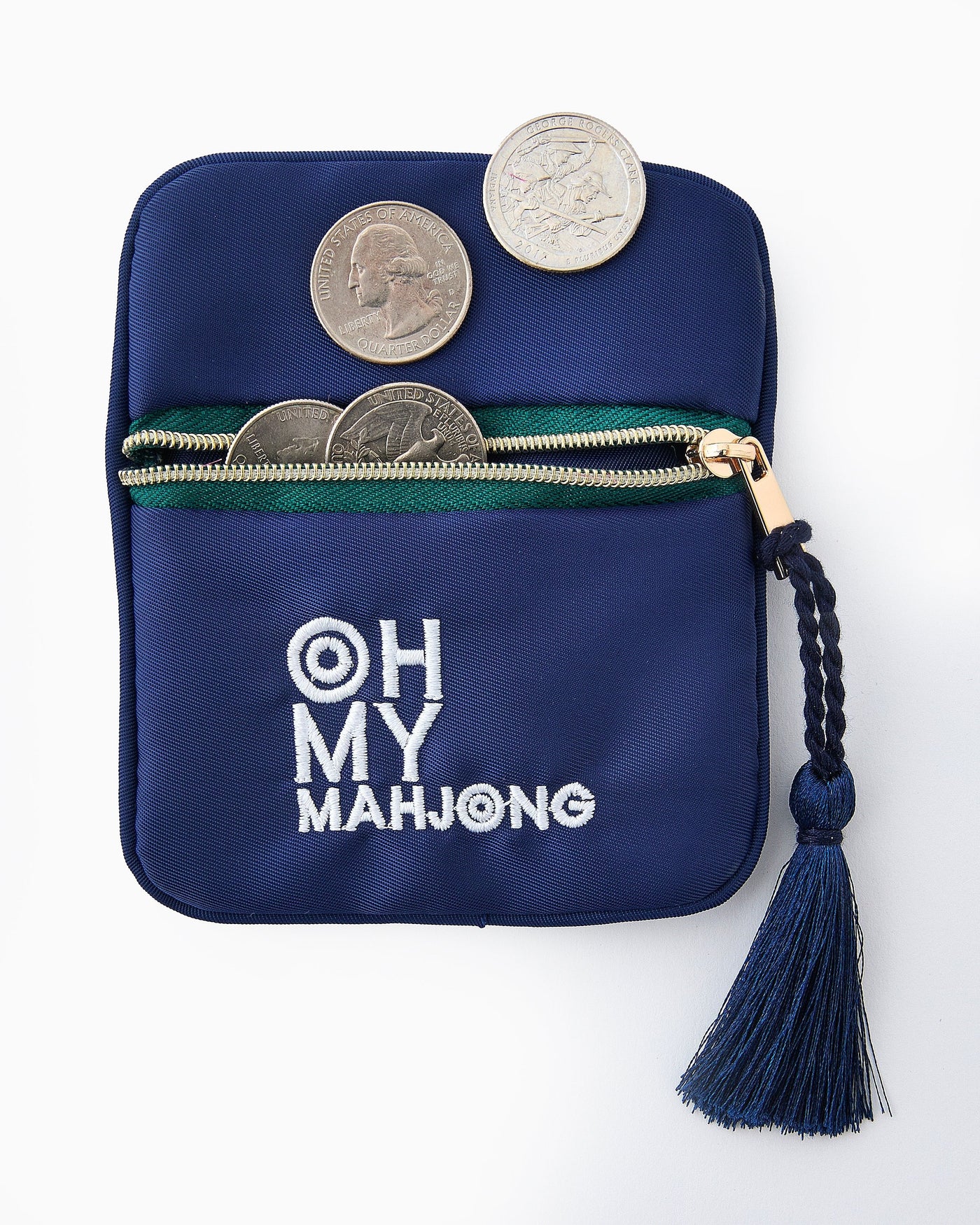 Blue Coin & Dice Bag