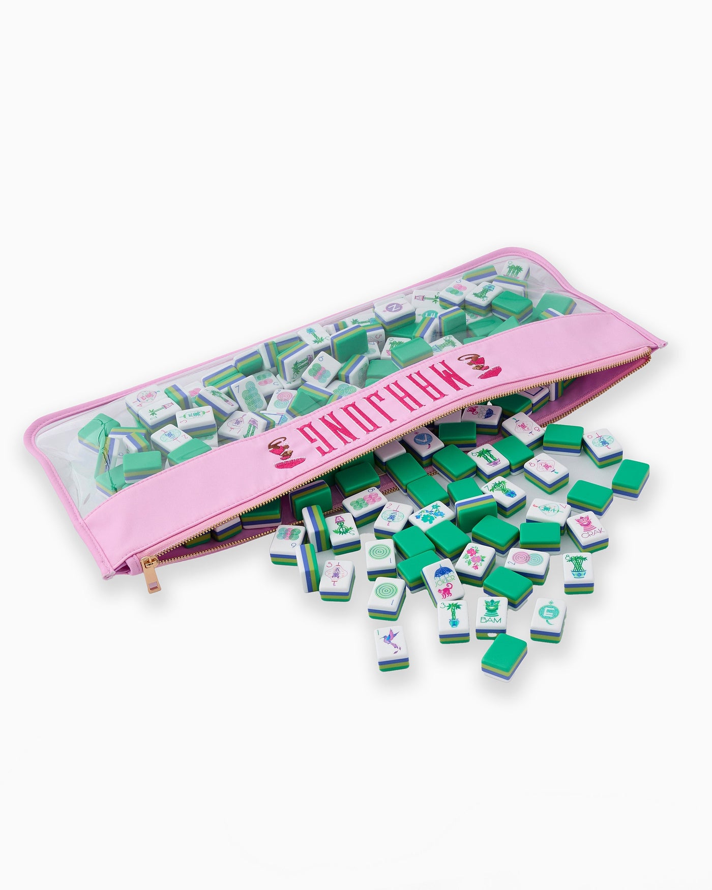 Cotton Candy Monkey Mahjong Bag