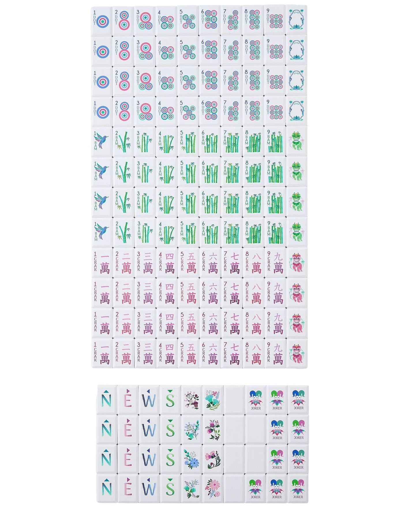 Jardin Debutante Tile Set
