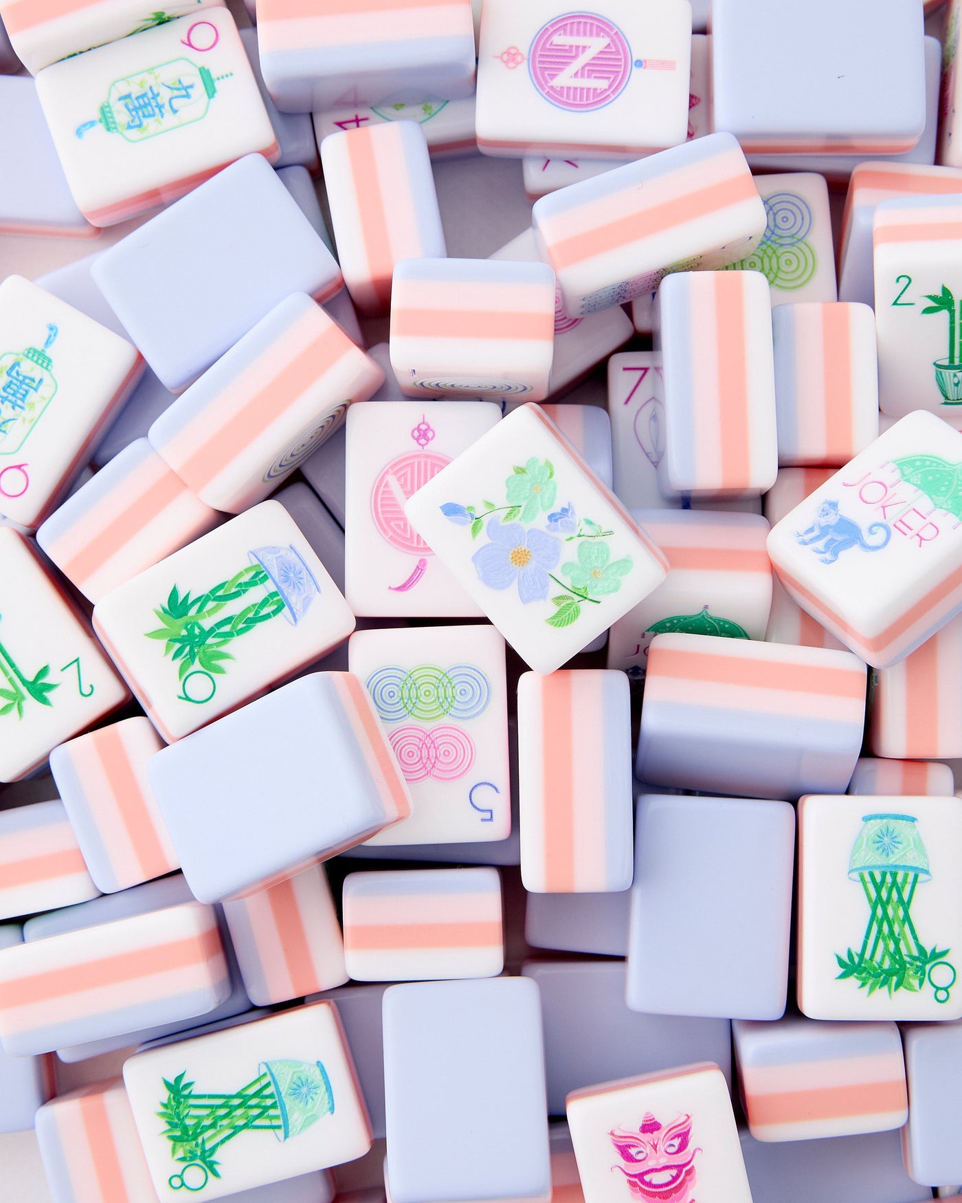 Luminaire Mahjong Tiles