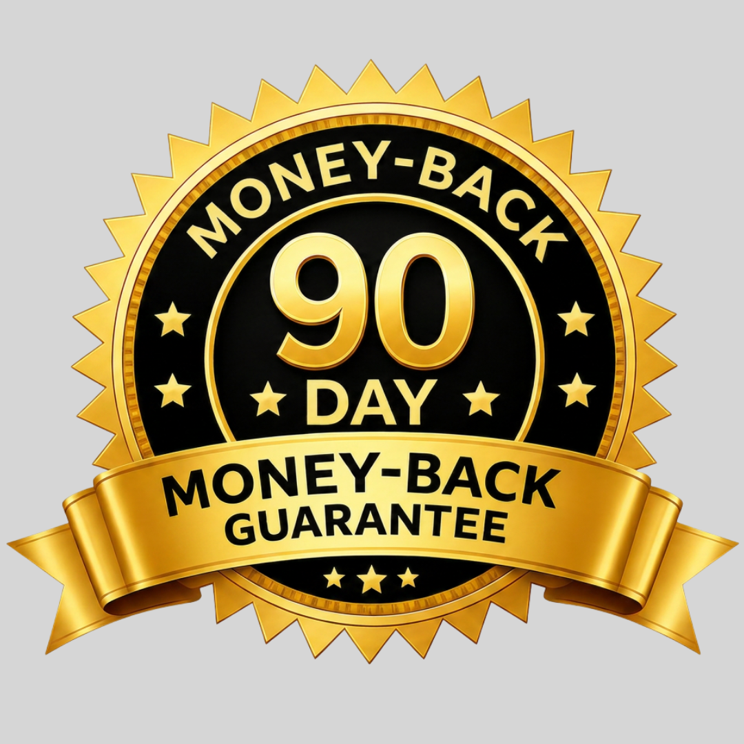 Risk-free trial: you have a 90-day guarantee.